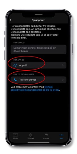 Visning finne app-id